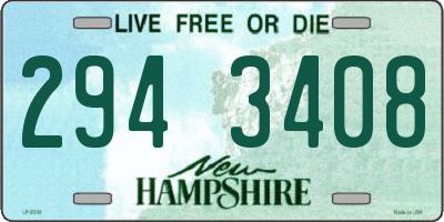 NH license plate 2943408