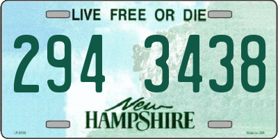 NH license plate 2943438