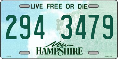 NH license plate 2943479