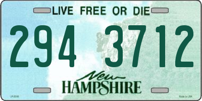 NH license plate 2943712