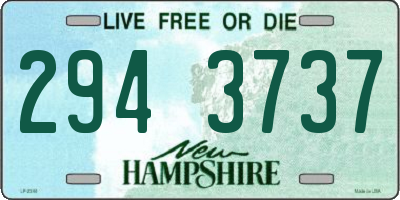 NH license plate 2943737