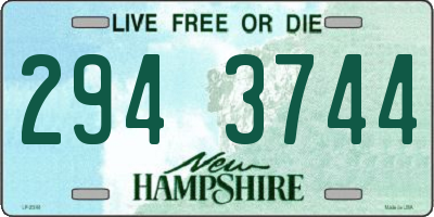 NH license plate 2943744