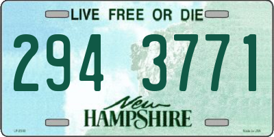 NH license plate 2943771