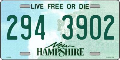 NH license plate 2943902