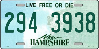 NH license plate 2943938