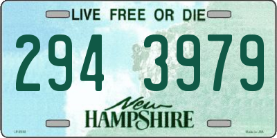 NH license plate 2943979