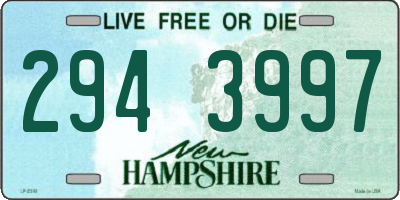 NH license plate 2943997