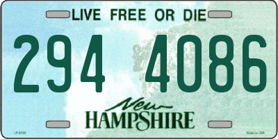 NH license plate 2944086
