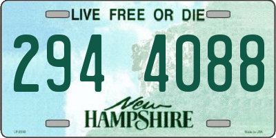 NH license plate 2944088