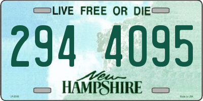 NH license plate 2944095