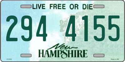 NH license plate 2944155