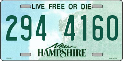 NH license plate 2944160