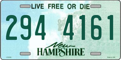 NH license plate 2944161