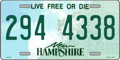 NH license plate 2944338