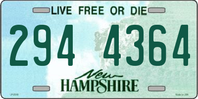 NH license plate 2944364