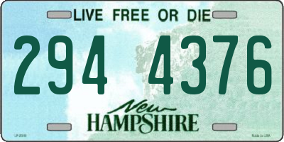 NH license plate 2944376