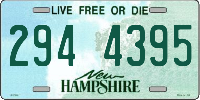 NH license plate 2944395
