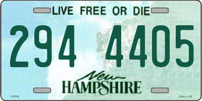 NH license plate 2944405