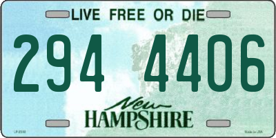 NH license plate 2944406