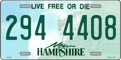 NH license plate 2944408