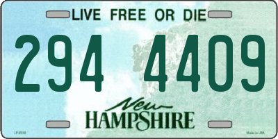 NH license plate 2944409