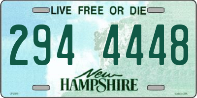 NH license plate 2944448