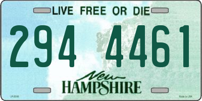NH license plate 2944461