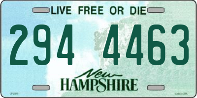 NH license plate 2944463