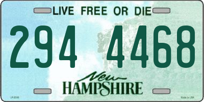 NH license plate 2944468