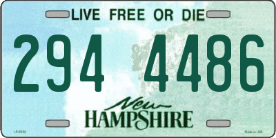 NH license plate 2944486