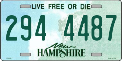 NH license plate 2944487