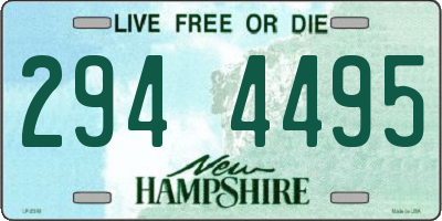 NH license plate 2944495