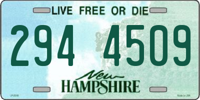 NH license plate 2944509