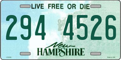 NH license plate 2944526