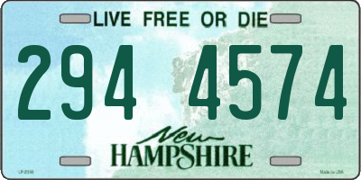 NH license plate 2944574