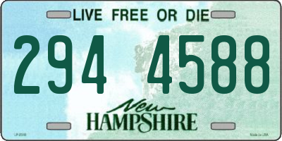 NH license plate 2944588