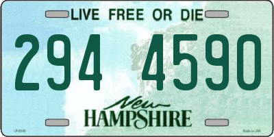 NH license plate 2944590