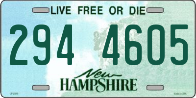 NH license plate 2944605
