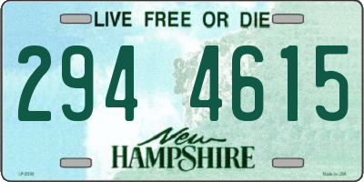 NH license plate 2944615