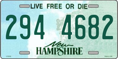 NH license plate 2944682