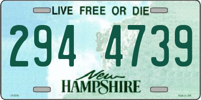 NH license plate 2944739