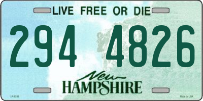 NH license plate 2944826