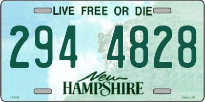 NH license plate 2944828
