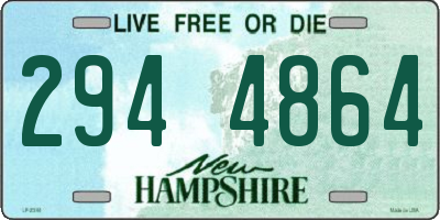 NH license plate 2944864