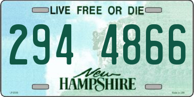 NH license plate 2944866