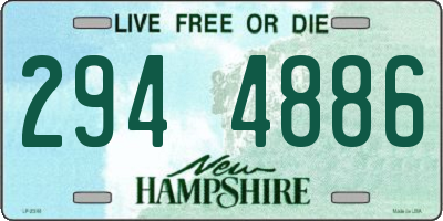 NH license plate 2944886