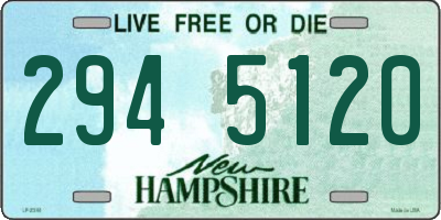 NH license plate 2945120