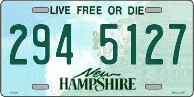 NH license plate 2945127