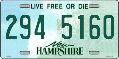 NH license plate 2945160