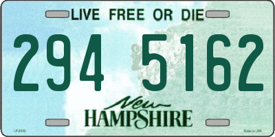 NH license plate 2945162